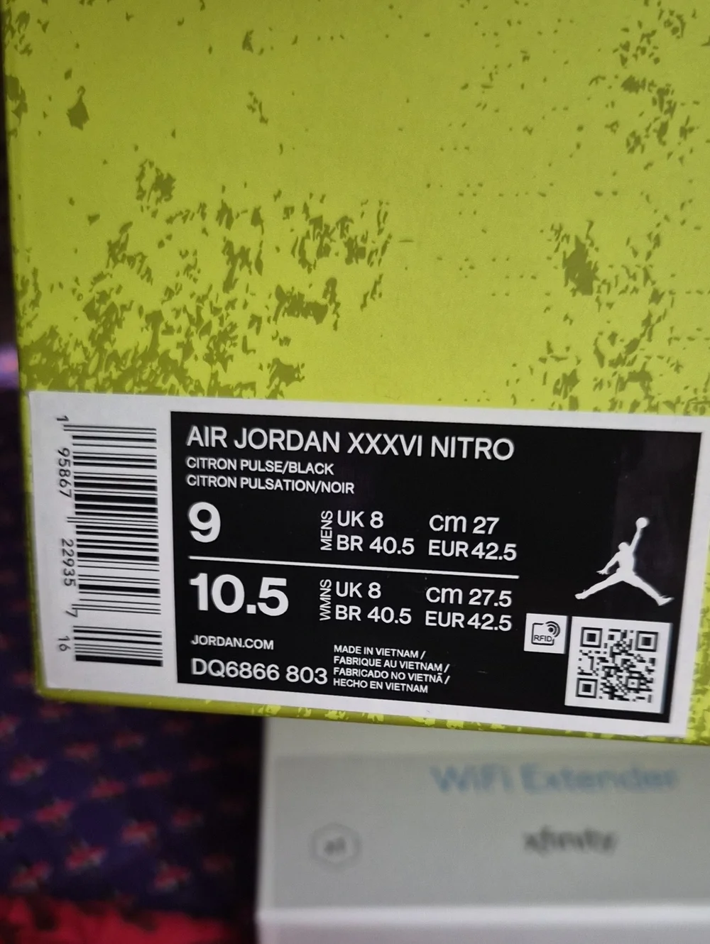 AIR JORDAN XXXVI NITRO TACO JAY SNEAKERS